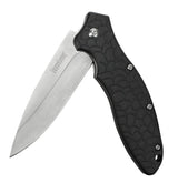 Kershaw OSO Sweet Series 1830 OSO Sweet Knife, 3 in L Blade, Stainless Steel Blade, 1-Blade, Black Handle