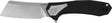 Kershaw Bracket Series 3455 Pocket Knife, 3.4 in L Blade, Stainless Steel Blade, 1-Blade, Textured Handle, Black Handle
