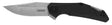 Kershaw Camshaft Series 1370 Pocket Knife, 3 in L Blade, Steel Blade, 1-Blade, Contoured Handle, Black Handle