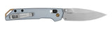Kershaw Iridium Mini Series 2051 Pocket Knife, 3 in L Blade, Steel Blade, 1-Blade, Anodized Handle, Ice Blue Handle