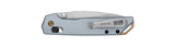 Kershaw Iridium Mini Series 2051 Pocket Knife, 3 in L Blade, Steel Blade, 1-Blade, Anodized Handle, Ice Blue Handle