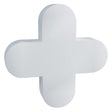 QEP 10005 Series Tile Spacer, 1/4 in L, Plastic, White