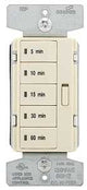 Eaton Wiring Devices PT18M-LA-K Programmable Minute Timer, 15 A, 120 V, 1800 W, 5 to 60 min Time Setting, Light Almond