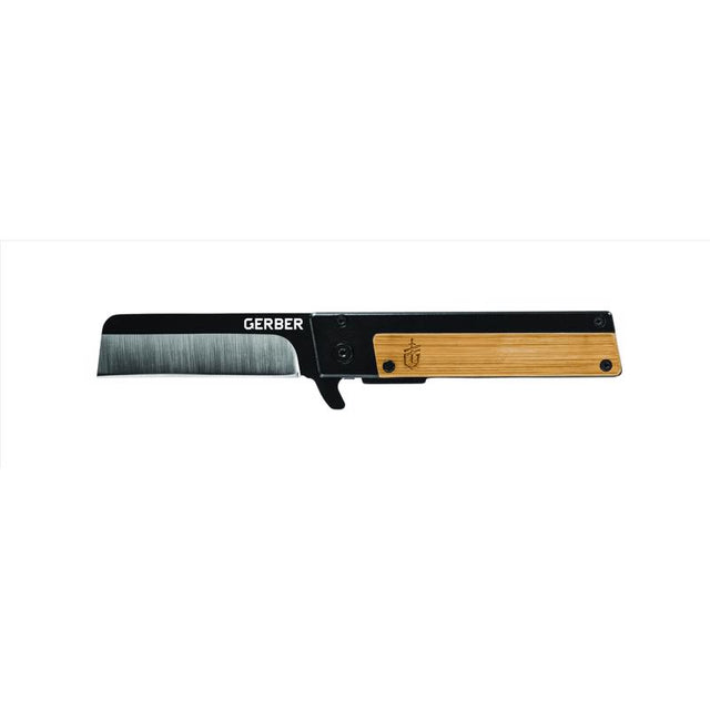 Gerber Quadrant Bamboo Brown 7CR17MOV Steel 5-6 in. Folding Knife