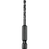 DEWALT DD5120 Impact Drill Bit, 5/16 in Dia, 4 in OAL, Spiral Flute, 1/4 in Dia Shank, Hex Shank