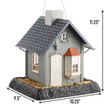 North States Village Wild Bird 5 lb Plastic Hopper Bird Feeder 4 ports