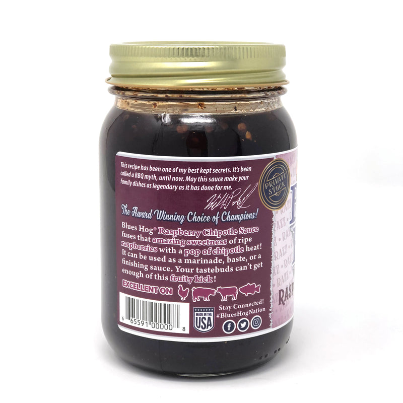 Blues Hog Raspberry Chipotle BBQ Sauce 19 oz, Pack of 6