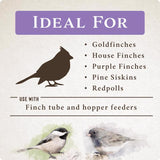 Songbird Selections Wild Finch Feast with Nyjer Wild Bird Seed Wild Bird Food 10 lb
