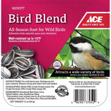 Ace Bird Blend Assorted Species Beef Suet 11 oz, Pack of 12