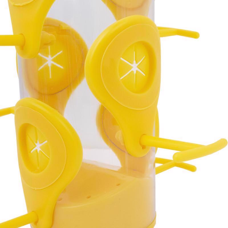 Perky-Pet Finch 1.5 lb Plastic Tube Bird Feeder 6 ports