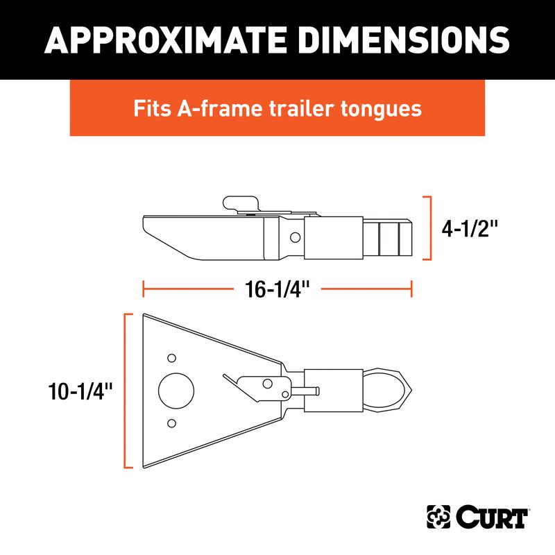 CURT 7000 lb. cap. 2 in. Frame Coupler
