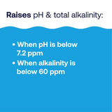HTH Pool Care Granule pH Plus 4 lb, Pack of 4