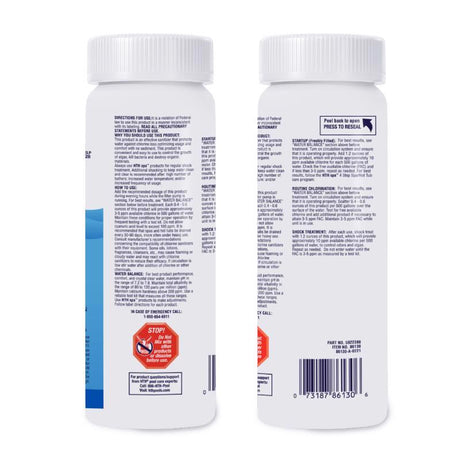 HTH Spa Powder Chlorinating Sanitizer 2.25 lb, Pack of 6