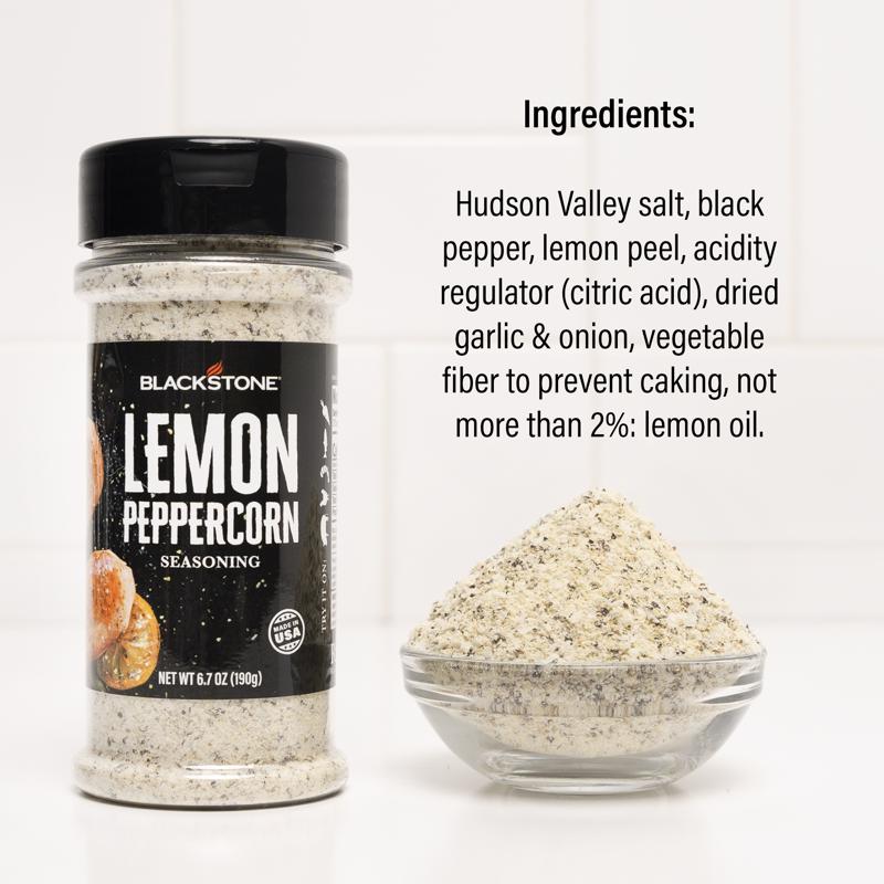 Blackstone Lemon Peppercorn BBQ Seasoning 6.7 oz