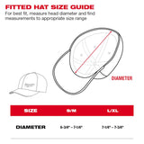 Milwaukee FlexFit Fitted Hat Gray S/M