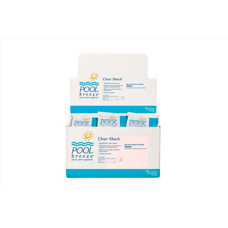 Pool Breeze Pool Care System Granule Shock 1 lb, Pack of 24