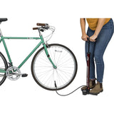 Bell Sports Zephyr 550 Steel Bicycle Floor Pump Maroon