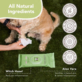 Natural Dog Company Unscented Dog Multi-Purpose Wipes 50 pk