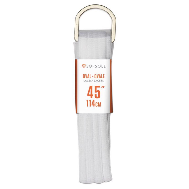 Sof Sole 45 in. White Shoe Laces