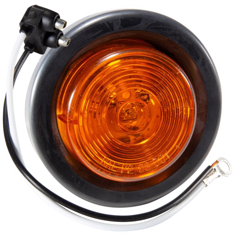 Hopkins Amber Round Clearance/Side Marker LED Light Kit, Pack of 2