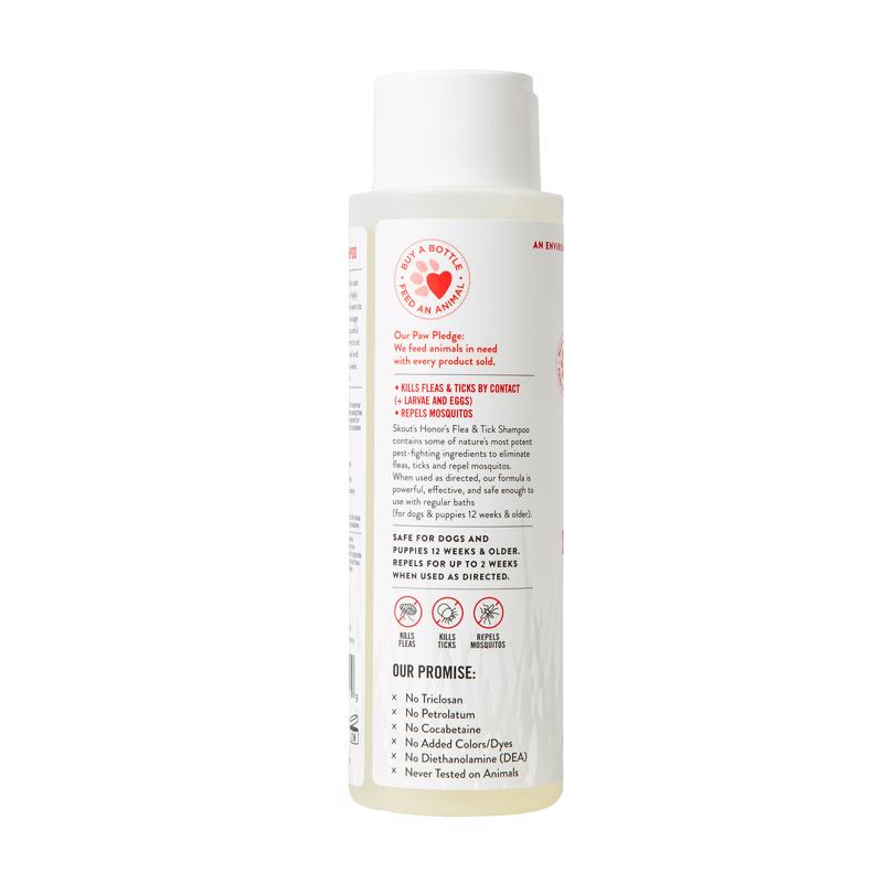 Skout's Honor White Cedarwood/Peppermint Dog Flea and Tick Shampoo 16 oz 1 pk