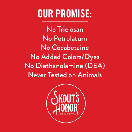 Skout's Honor Liquid Dog Flea and Tick Spray Cedarwood oil, Peppermint oil, Eugenol and Sodium Laury