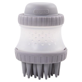 Dexas ScrubBuster Gray Cat/Dog Grooming Brush 1 pk