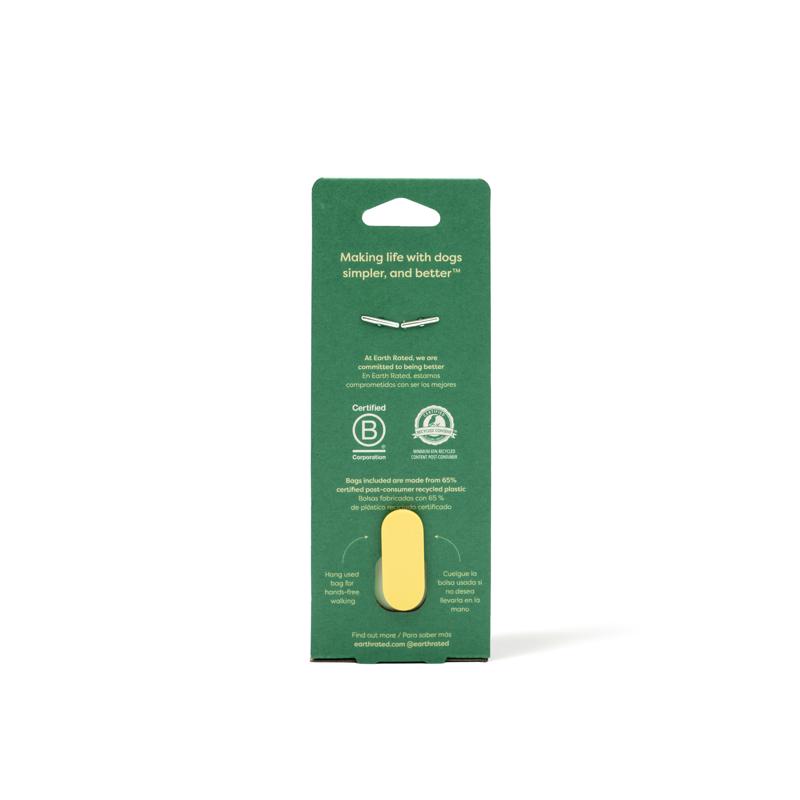 Earth Rated Plastic Dispenser with Waste Bag 1 pk, Pack of 4
