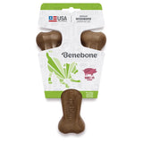Benebone Brown Nylon Wishbone Chew Dog Toy 1 pk
