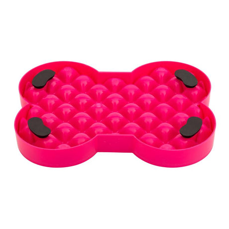 LickiMat Slodog Pink Puzzle Plastic Small Slow Feeder For Dogs