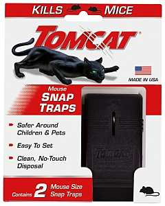 Tomcat 0361510 Mouse Snap Trap, 2 in L, 4-3/4 in W, 6 in H