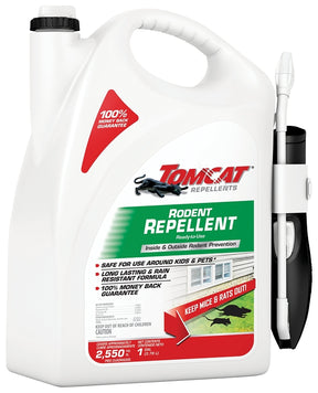 Tomcat 368208 Rodent Repellent with Comfort Wand, Ready-to-Use, Repels: Mice, Rats