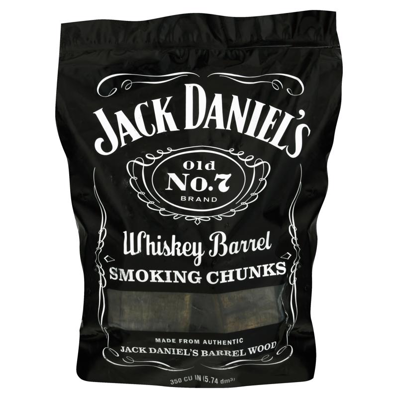 Jack Daniel's Whiskey Barrel All Natural Whiskey Oak Wood Smoking Chunks 350 cu in