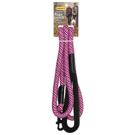 Ruffin' It Assorted Braided Nylon Dog Leash, Pack of 3
