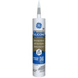GE 2813704 Window and Door Silicone Caulk, Gray, 10.1 oz Cartridge, Pack of 12