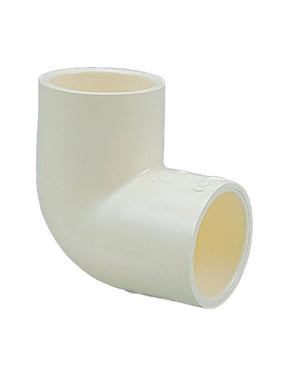 Nibco T00100J Pipe Elbow, 1/2 in, Slip-Joint, 90 deg Angle, CPVC, White