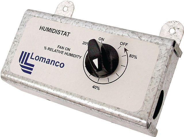 Lomanco LomanCool HUMID Humidistat, 7.5 A, 120 V, 60 Hz