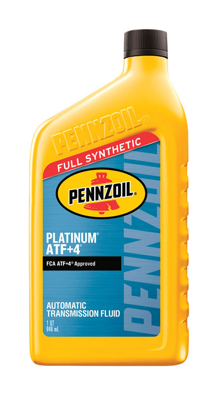 Pennzoil Platinum ATF+4 Automatic Transmission Fluid 1 qt, Pack of 6