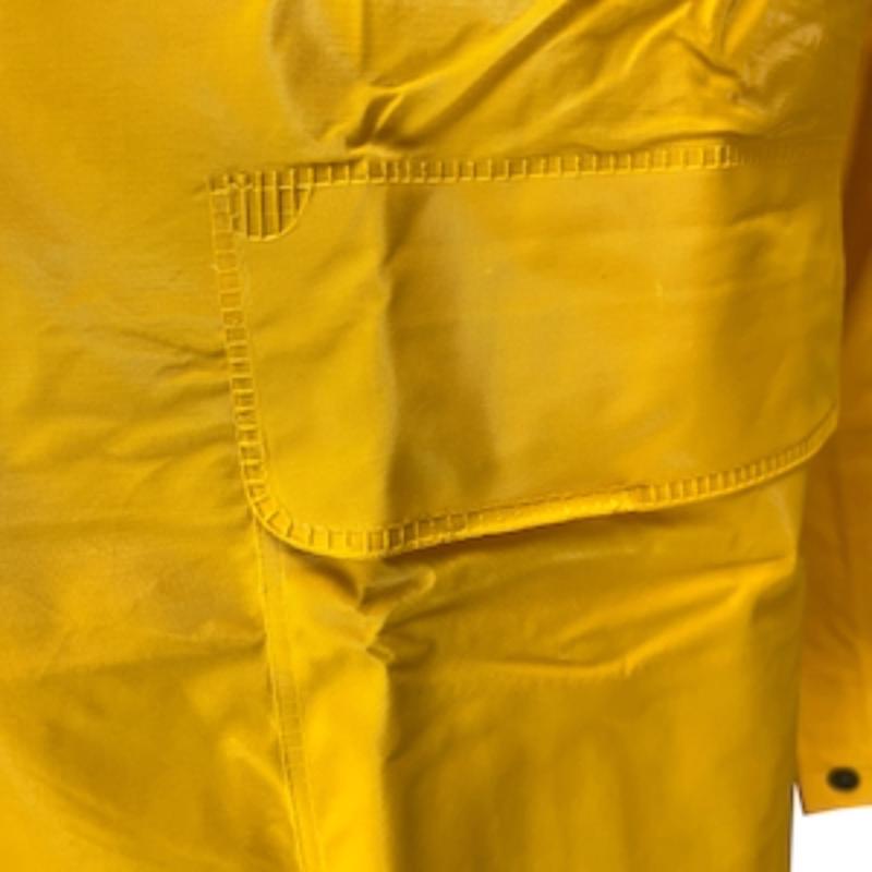 Boss Yellow PVC/Polyester Rain Jacket XL