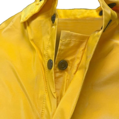 Boss Yellow PVC/Polyester Rain Jacket M