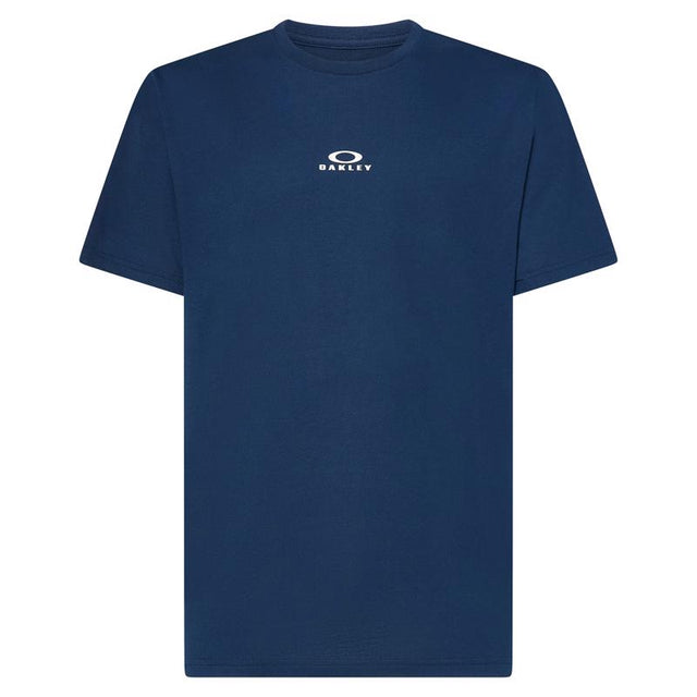 Oakley Bark New XL Short Sleeve Men's Crew Neck Navy Tee Shirt