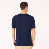 Oakley Bark New XL Short Sleeve Men's Crew Neck Navy Tee Shirt