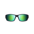 Maui Jim Local Kine Men's Black/Tran Green/Lt Trans Grey Frame Maui Green Lens Polarized Sunglasses