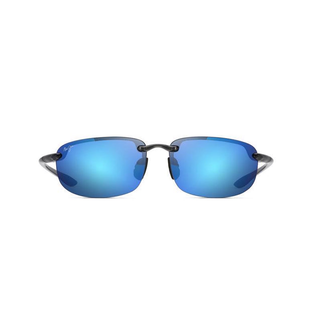 Maui Jim Ho'okipa Unisex Smoke Gray Frame Blue Hawaii Lens Polarized Sunglasses