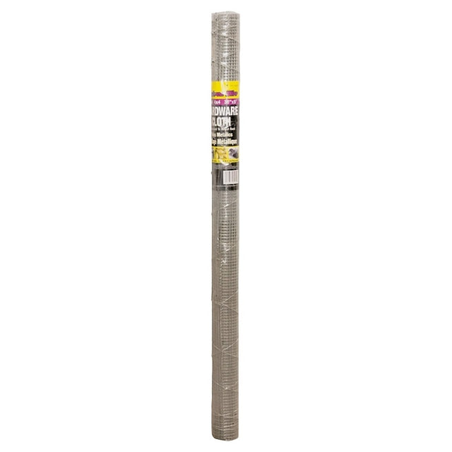 Jackson Wire 11 05 13 13 Hardware Cloth, 5 ft L, 36 in W, 23 Gauge, 1/4 x 1/4 in Mesh, Galvanized