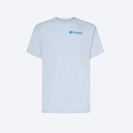 Costa XXL Short Sleeve Men's Crew Neck Light Blue Topwater Tee Shirt
