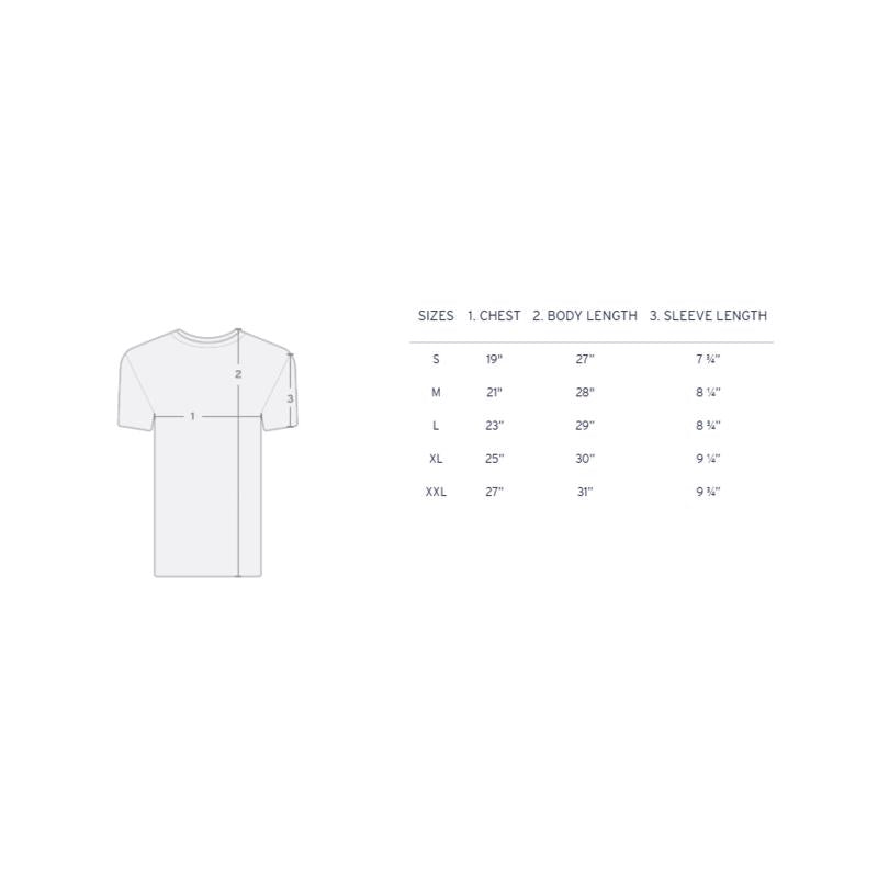 Costa XL Short Sleeve Men's Crew Neck Heather Gray Species Shield Tee Shirt