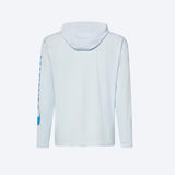 Costa XL Long Sleeve Men's Hooded Arctic Blue Technical Hood Tee Shirt