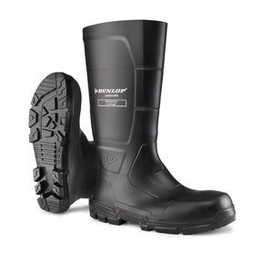Dunlop Men's PVC Acifort Boots Black 12 US Waterproof 1 pk