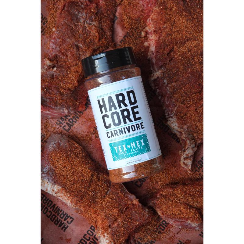 Hardcore Carnivore Tex Mex Bar-B-Q Rub/Seasoning 10.75 oz